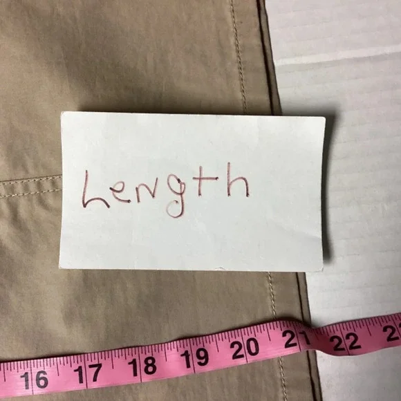 DKNY skirt womens SZ 4 Mini khaki safari neutral unquie fun zipper details - Picture 8 of 10